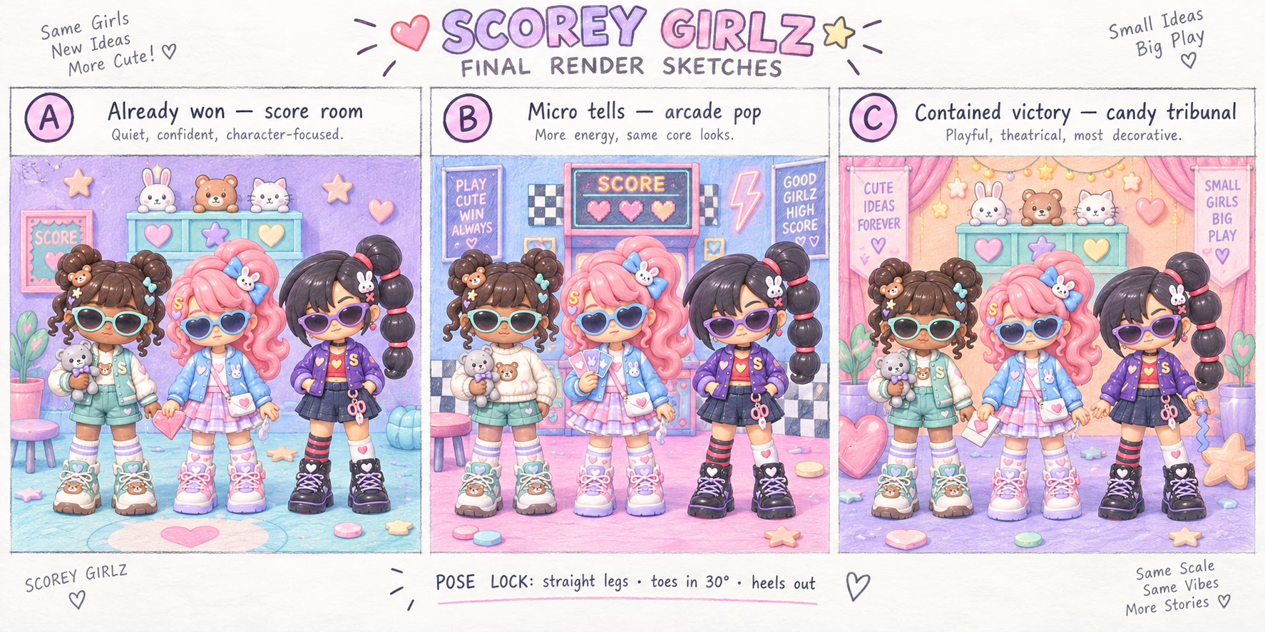Score room set exploration for da girlz.